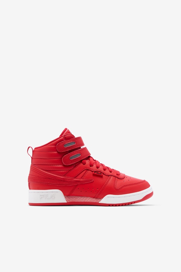 Big Kids' F-14 Red/White/Black Fila