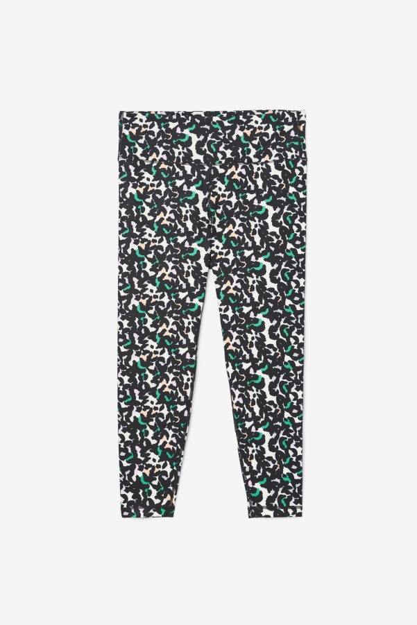 Forza Sleek 7/8 Leggings Fila Black Animal Print