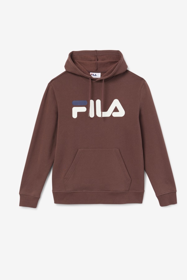 Brown Stone/Egret/Navy Fila Samari Hoodie