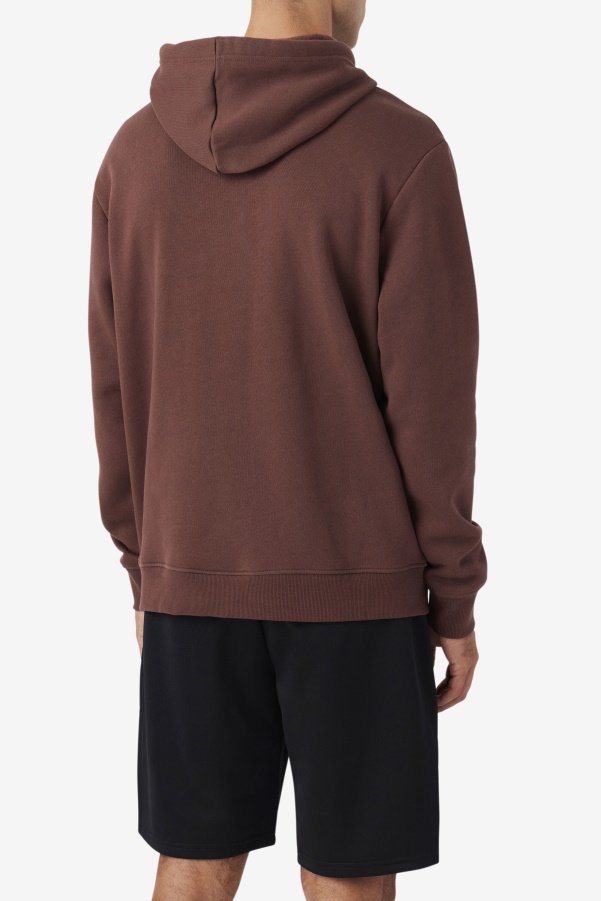 Brown Stone/Egret/Navy Fila Samari Hoodie