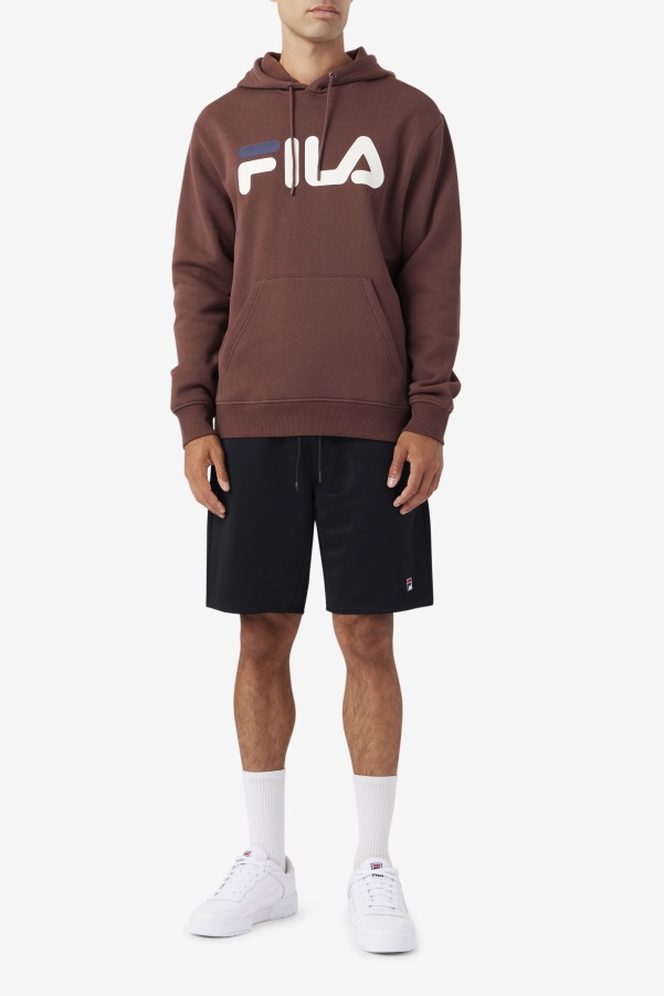 Brown Stone/Egret/Navy Fila Samari Hoodie