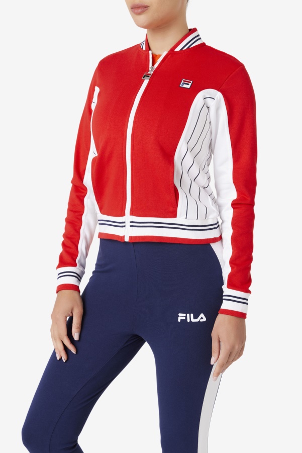 Fila Red/White/Navy settanta II jacket