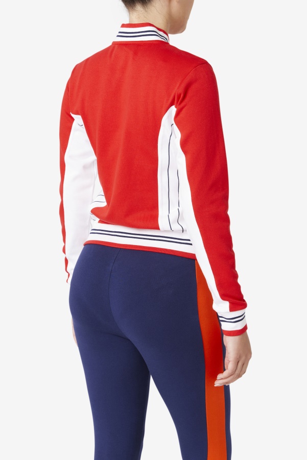 Fila Red/White/Navy settanta II jacket