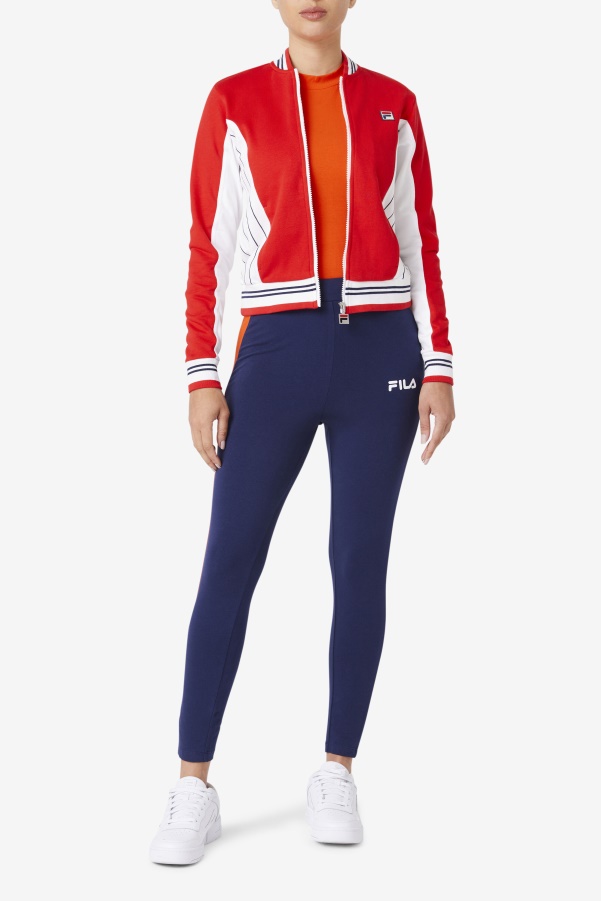 Fila Red/White/Navy settanta II jacket