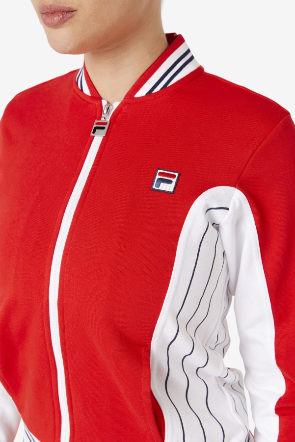 Fila Red/White/Navy settanta II jacket