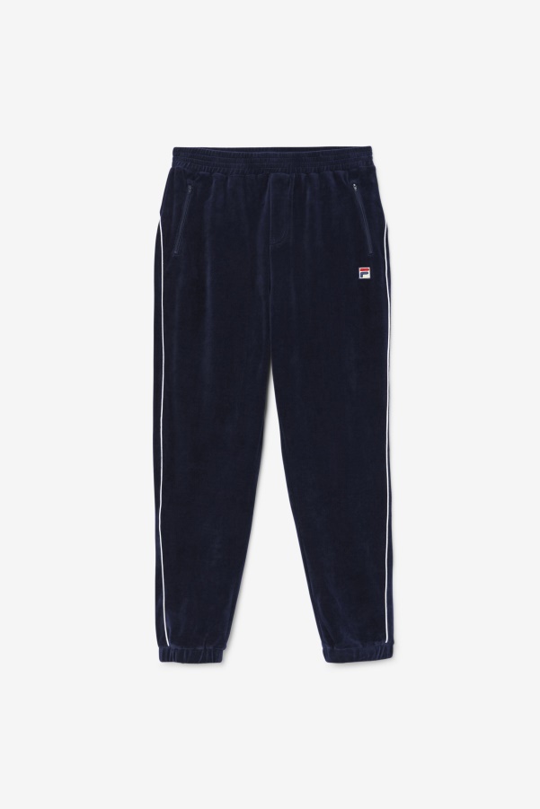 Lewis Velour Pant Navy/White Fila