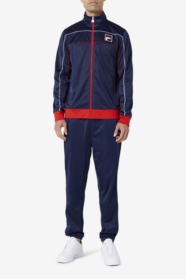 Fila Navy/Red/White Wayan Track Jacket