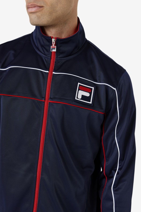 Fila Navy/Red/White Wayan Track Jacket
