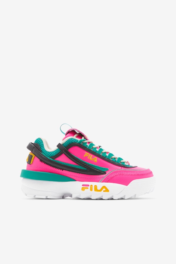 Women's Disruptor 2 EXP Fila Pink Glow/Gold/Gardenia