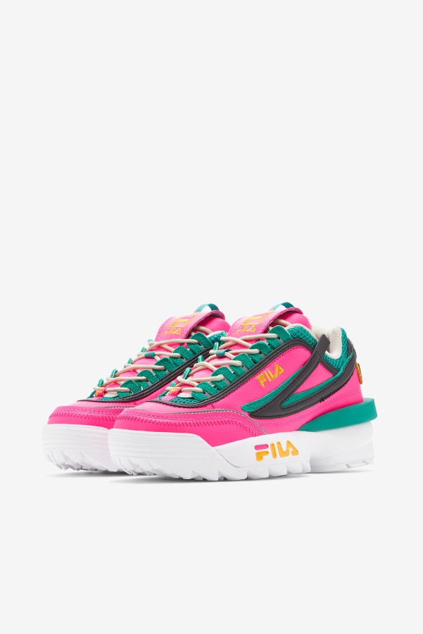 Women's Disruptor 2 EXP Fila Pink Glow/Gold/Gardenia