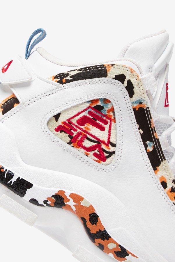 White/Red Fila Women's Grant Hill 2