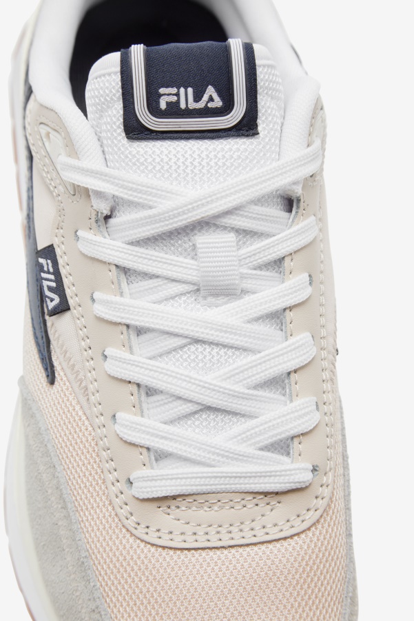 Bleached Sand/Navy/White Fila Women's Renno