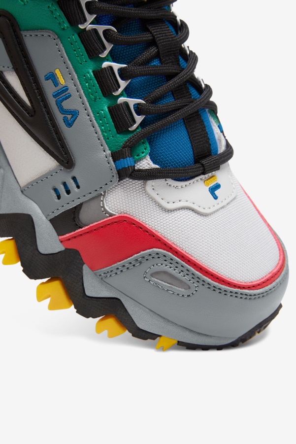 Fila Glacier Gray/Monument/Black Little Kids' Oaktmont TR