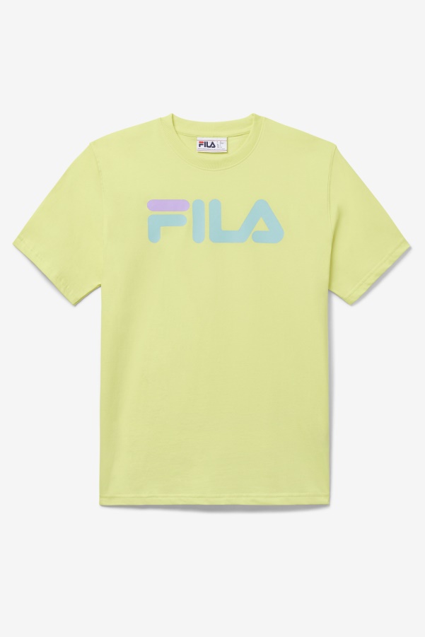 Men's Eagle Tee Pale Lime Yellow Fila