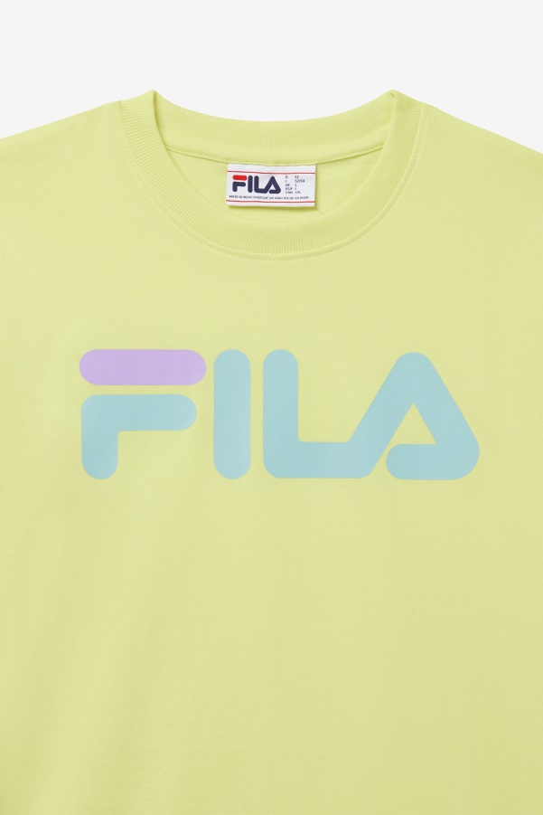 Men's Eagle Tee Pale Lime Yellow Fila