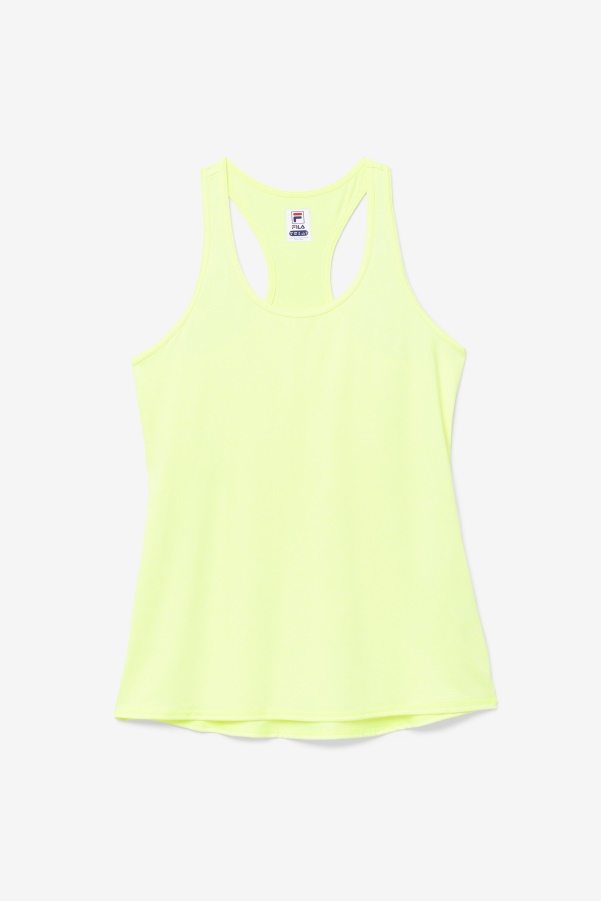 Fila Pickleball Racerback Tank YellowHeather