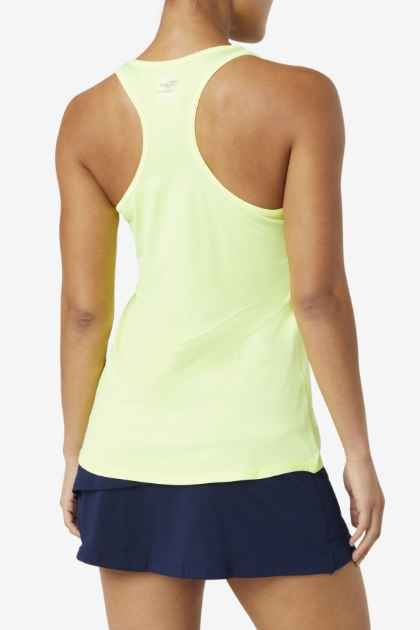 Fila Pickleball Racerback Tank YellowHeather