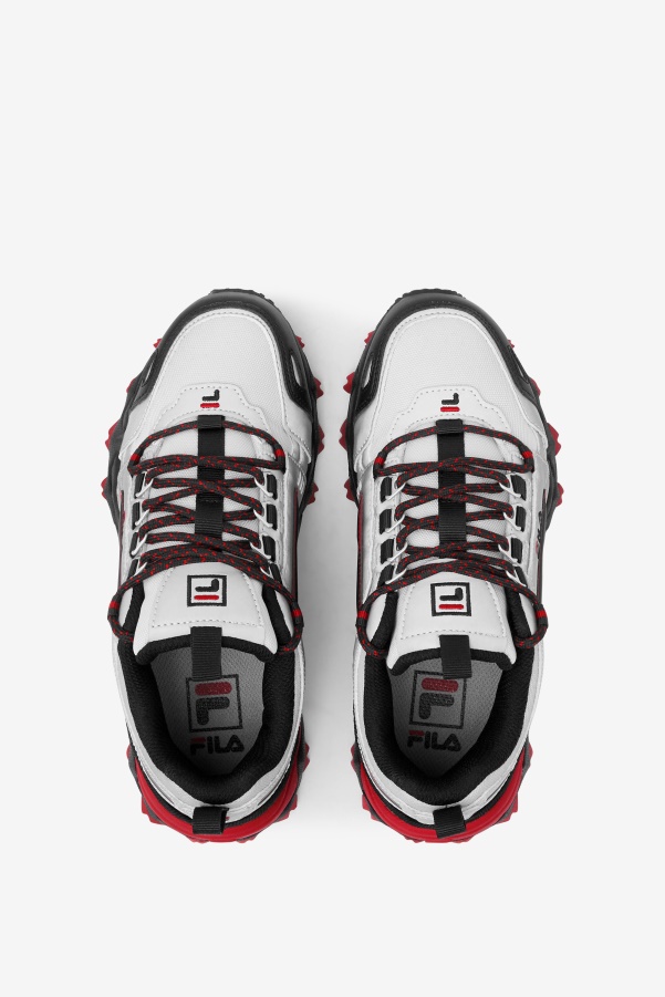 Fila Big Kids' Oakmont TR Metallic Silver/Black/Red