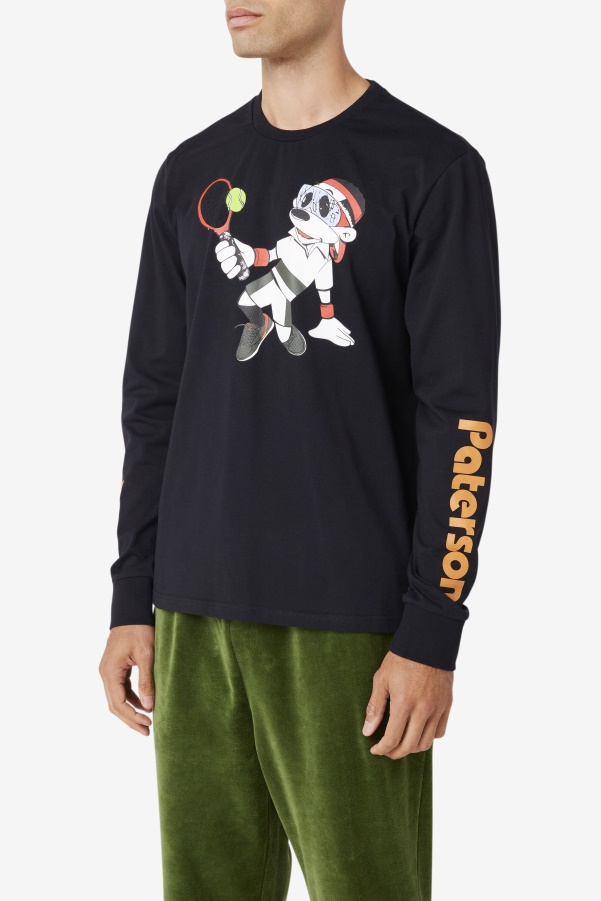 Black Fila FILA X Paterson Long Sleeve Tee