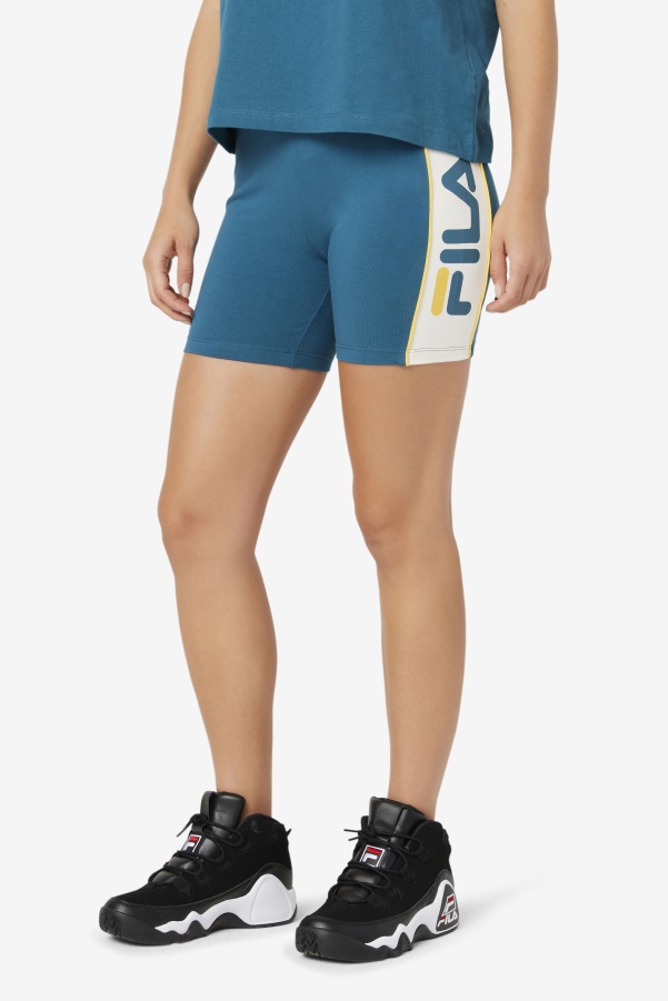 Davina Bike Short Blue Coral Fila