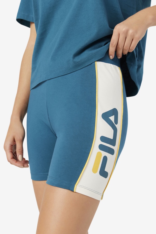 Davina Bike Short Blue Coral Fila