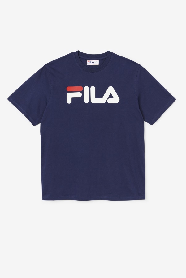 Fila Men's Eagle Tee Peacoat/White/Chinese Red