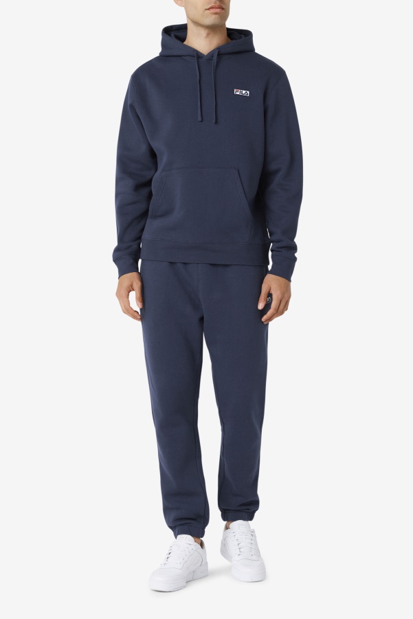 Navy/White Fila Algot Hoodie