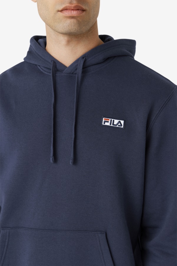 Navy/White Fila Algot Hoodie