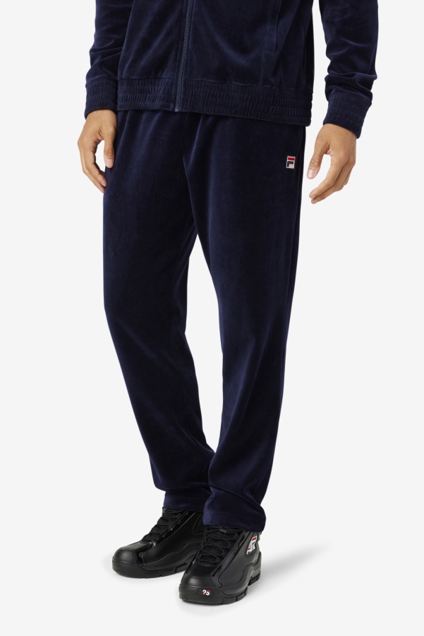 O-Fit Velour Pant Fila Navy/Gardenia/Red