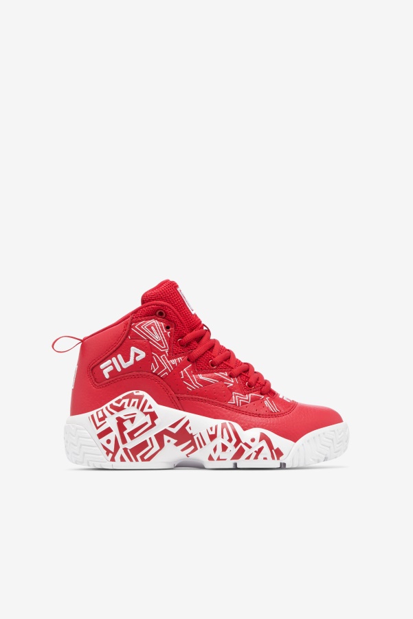 Big Kids' MB Red/White Fila