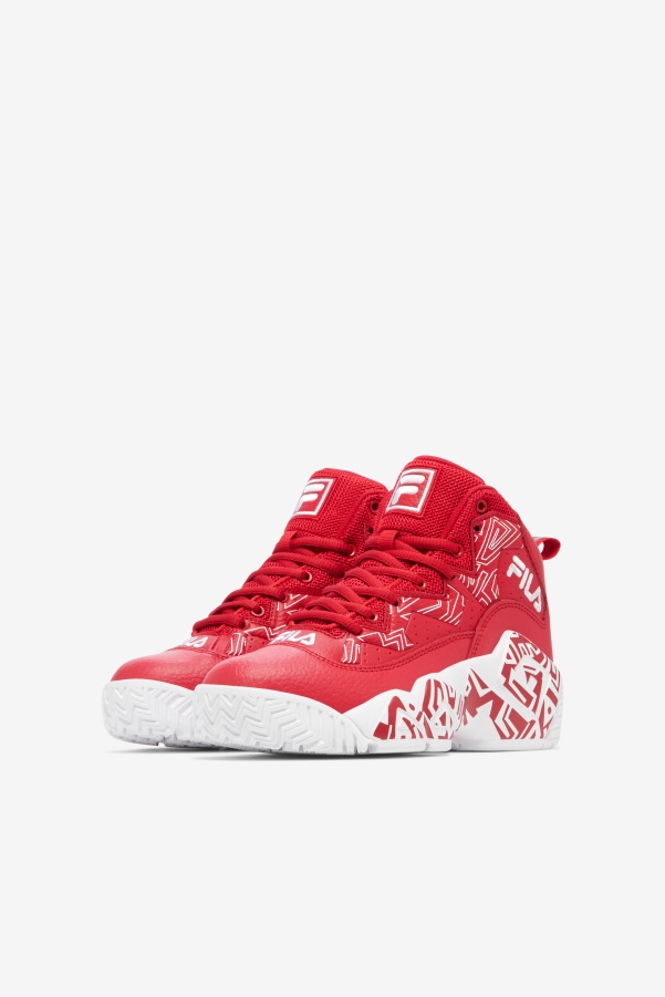 Big Kids' MB Red/White Fila