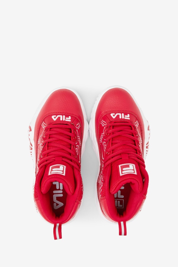 Big Kids' MB Red/White Fila