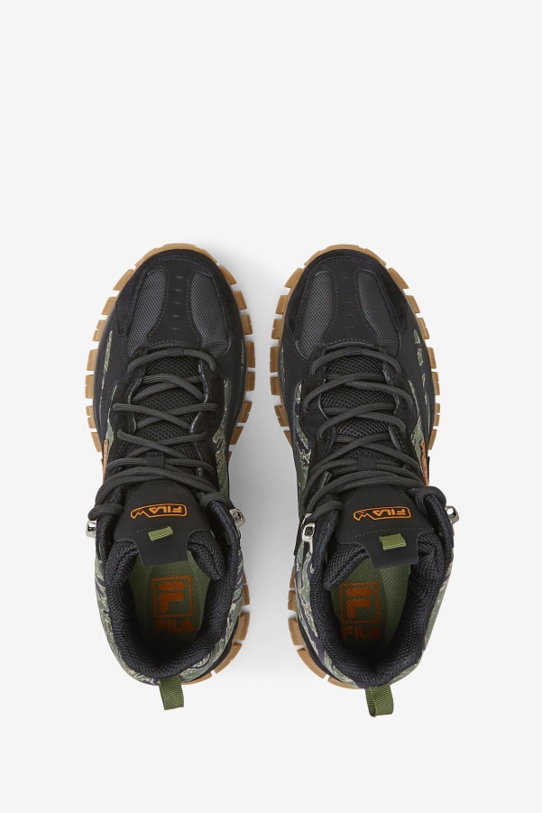 Black/Chive/Gum Fila Men's Ray Tracer TR 2 MID