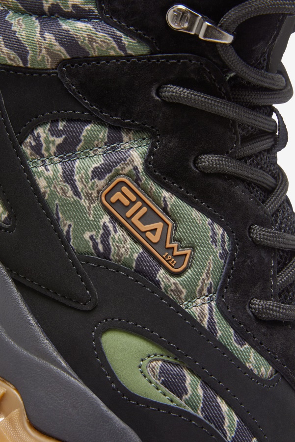 Black/Chive/Gum Fila Men's Ray Tracer TR 2 MID