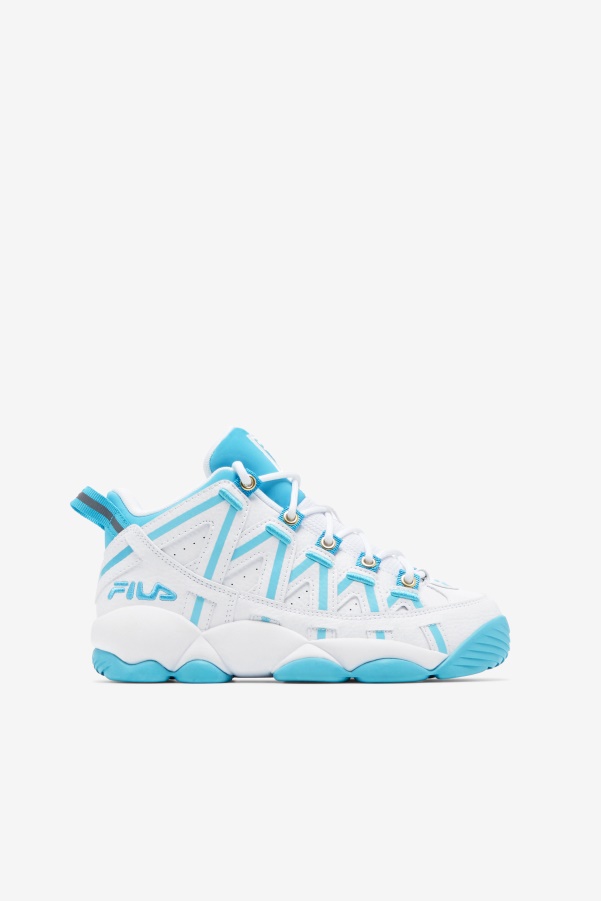 Fila White/Bluefish Little Kids' Stackhouse