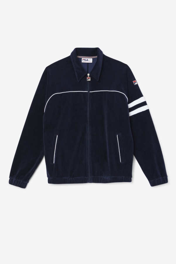 Fila Verdy Velour Jacket Navy/White