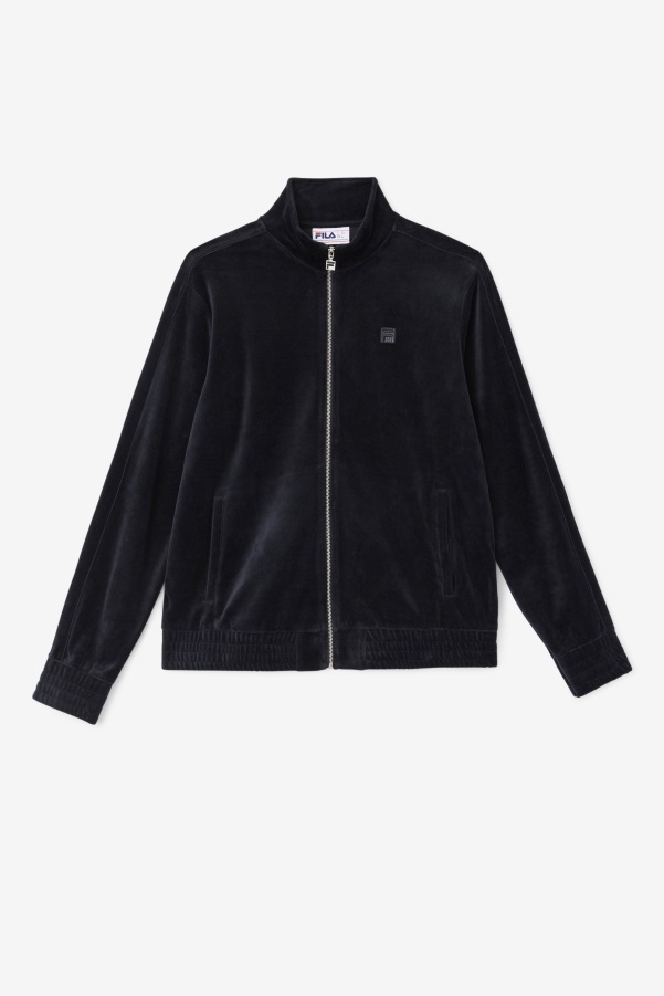 Fila Deverall Velour Jacket Black
