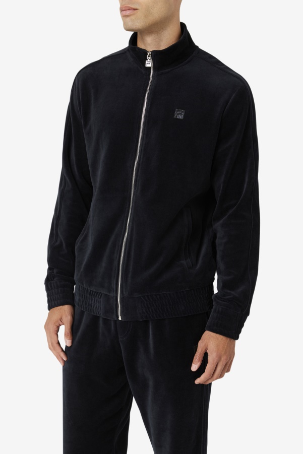 Fila Deverall Velour Jacket Black