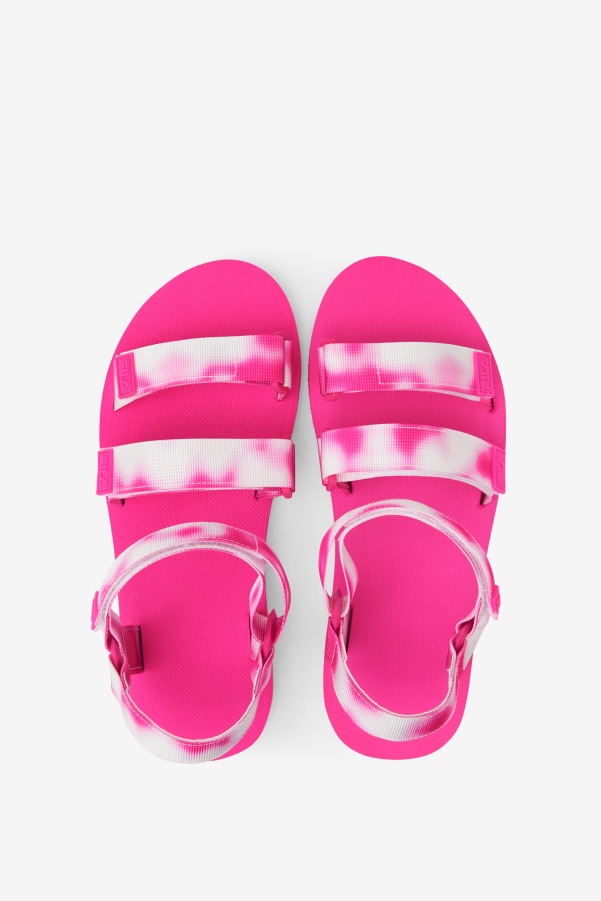 Multi/Pink Glo/White Fila Women's Drifter Ts Tie Dye