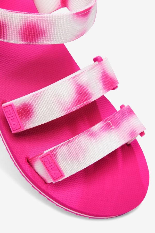 Multi/Pink Glo/White Fila Women's Drifter Ts Tie Dye