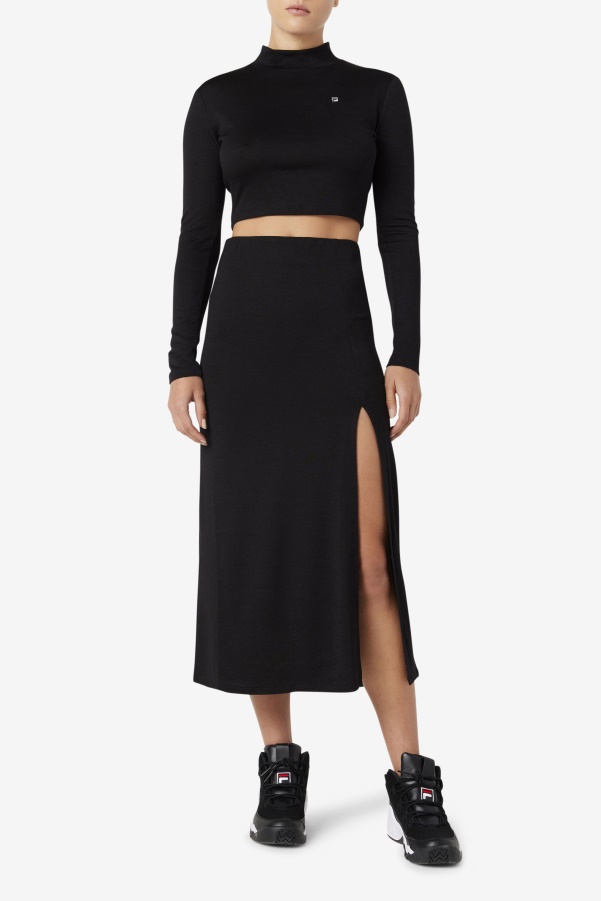 Fila Londyn Midi Skirt Black