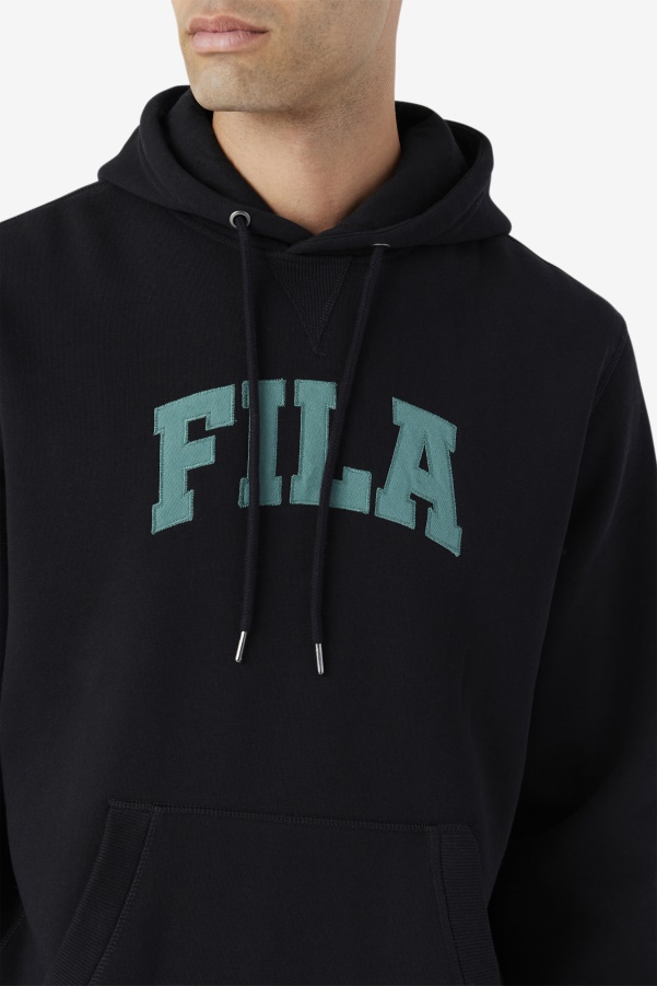 Brook Hoodie Fila Black/Blue Spruce