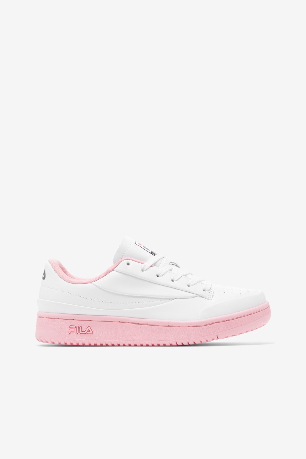 White/Coral Blush/Black Women's Original Tennis Lux X Barneys Fila