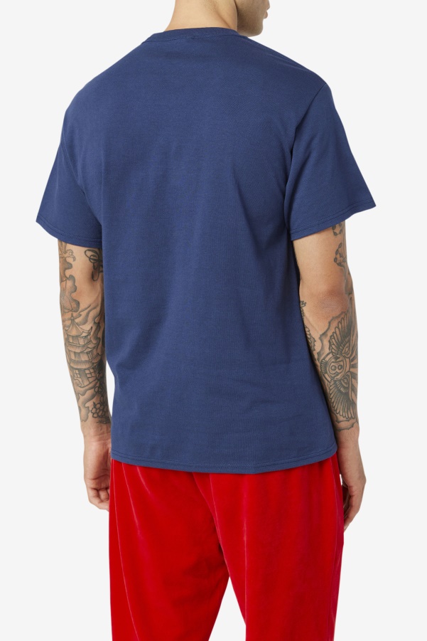 Original Fitness Tee Navy/Red/White Fila