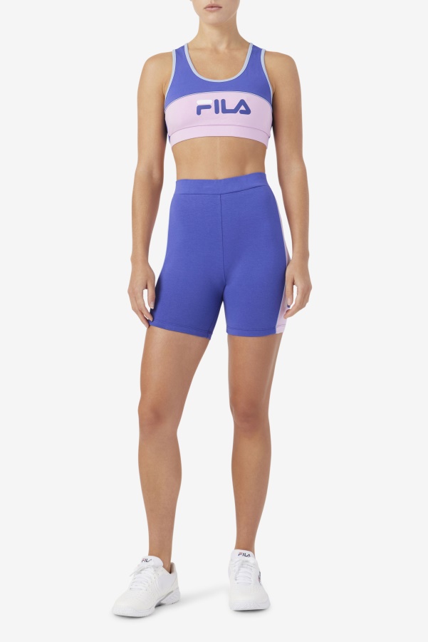 Blue/Orchid/Blue/White Davina Bike Short Fila