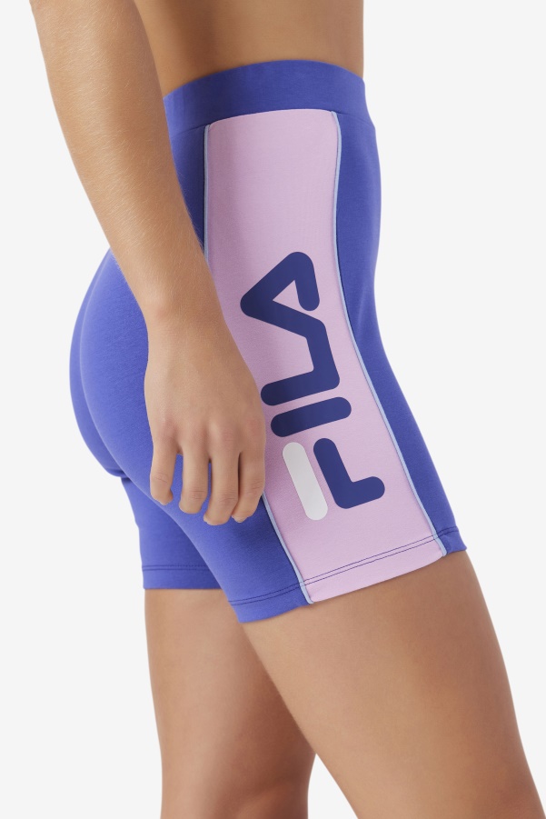 Blue/Orchid/Blue/White Davina Bike Short Fila
