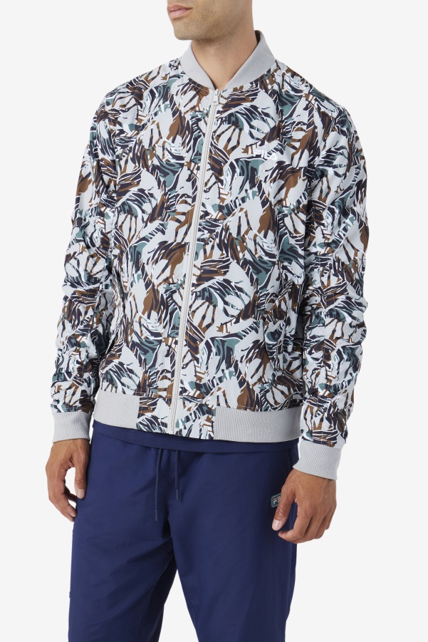 Giraffe Print Mav Bomber Jacket Fila