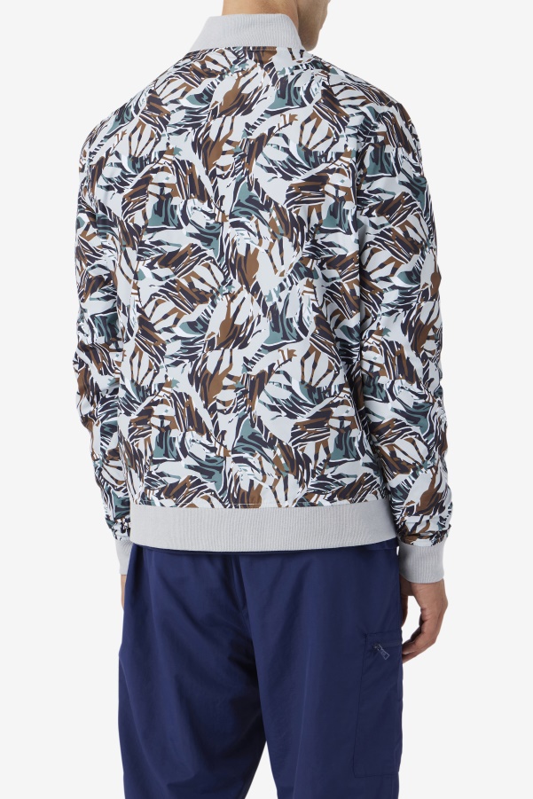 Giraffe Print Mav Bomber Jacket Fila