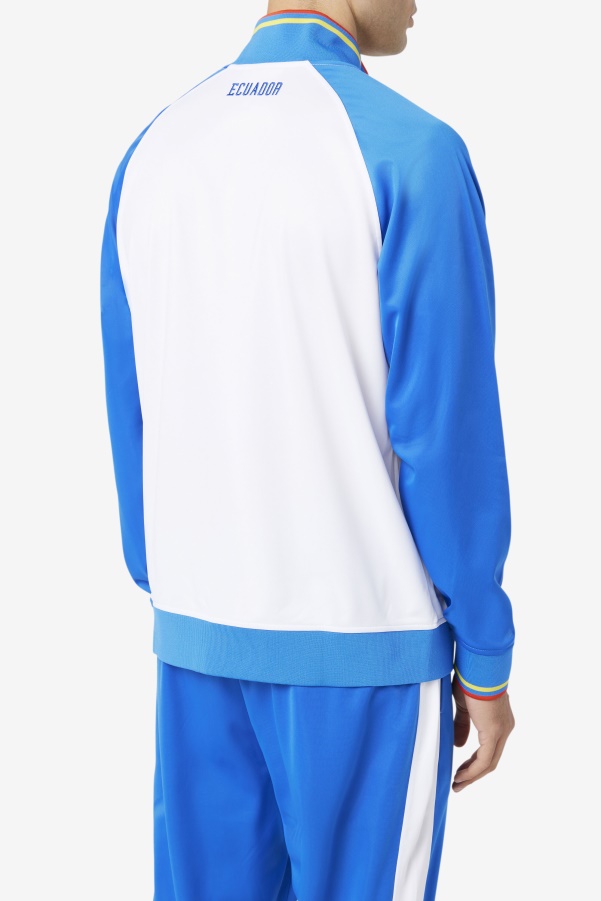 Ecuador Track Jacket Fila White/Blue/Fiery Red/Yellow