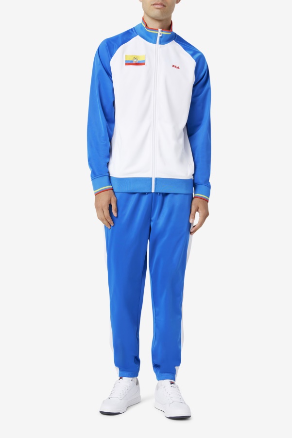 Ecuador Track Jacket Fila White/Blue/Fiery Red/Yellow